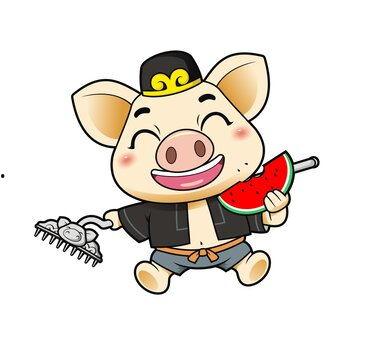 八戒吃瓜配音热门歌曲,热门歌曲配音背后的趣味故事