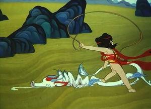 哪吒闹海电影,英勇少年挑战海妖，传承中华英雄传奇